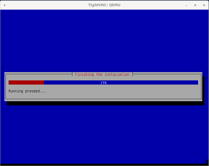 Running Preseed